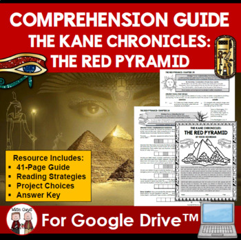 Preview of Digital The Red Pyramid Novel Unit Google Compatible