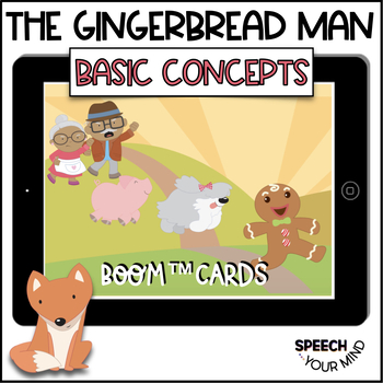 Preview of Gingerbread Man Boom™ Cards Basic Concepts & Following Directions