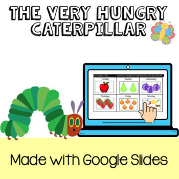 Preview of Distance Learning - The Very Hungry Caterpillar - Google Classroom