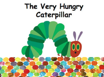 Preview of Distance Learning The Very Hungry Caterpillar Literacy & Math (Google Slides)