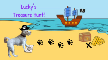 Preview of Distance Learning: Treasure Hunt Game #1 | ESL | Preschool