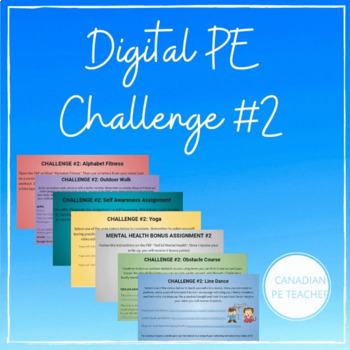 Preview of Distance Learning Two Week Digital PE Packet #2 (Google)