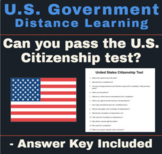 Distance Learning:  U.S. Government - Civics - U.S. Citize