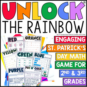 Preview of Distance Learning | Unlock the Rainbow | St. Patrick's Day | Editable Challenges