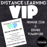 Distance Learning VIP  |  FREEBIE
