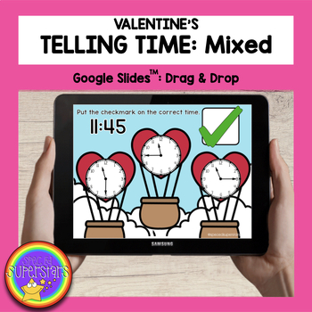 Preview of Distance Learning - Valentine Time: Mixed Intervals: A Google Slides Activity