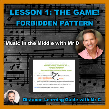 Preview of Distance S-Cubed Lesson 1-The Game-Forbidden Pattern