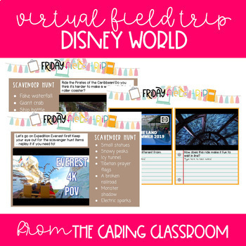 Preview of Distance Learning - Virtual Field Trip to Disney World!