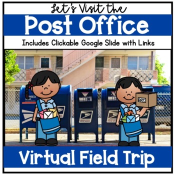 Preview of Post Office Virtual Field Trip, Google Slides, Letter Writing