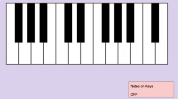 Distance Learning Virtual Piano In Google Slides By