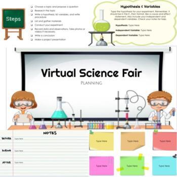 Preview of Distance Learning - Virtual Science Fair