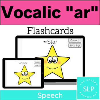 Preview of Vocalic /r/: "AR" Boom Learning Cards