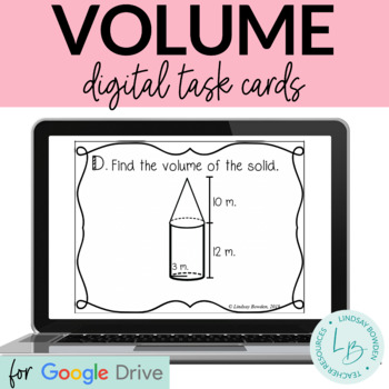 Preview of Volume Digital Task Cards