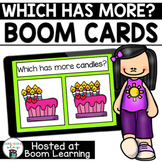 Distance Learning- WHICH SET HAS MORE? Boom Cards Boom Deck