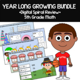 5th Grade Math Spiral Review | Google Slides Bundle | The 