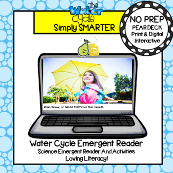 Preview of Water Cycle Emergent Reader And Activities For Pear Deck