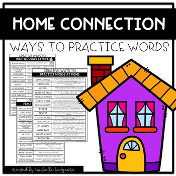 Preview of Distance Learning Ways to Practice Spelling Words Sight Words at Home
