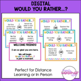 Digital Would You Rather...? Back to School Activity | Get