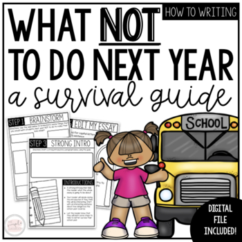 Preview of End of Year Writing Project | How To Writing | Distance Learning | 2nd Grade