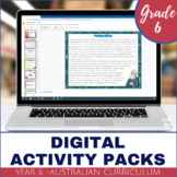 Distance Learning - Year 6 Digital Homework Activity Packs Set 1