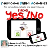 Yes No Questions ⋅ Digital Interactive PDF, Boom Cards and