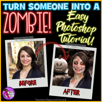 Preview of Halloween Zombie Photoshop tutorial graphic design