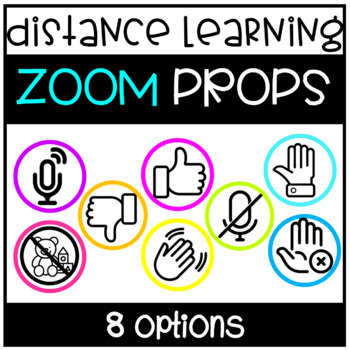 Preview of Distance Learning Zoom Props