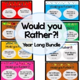 Distance Learning Zoom Virtual Game Would you Rather Game 