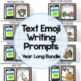 Distance Learning Zoom Virtual Text Emoji Writing Prompts 