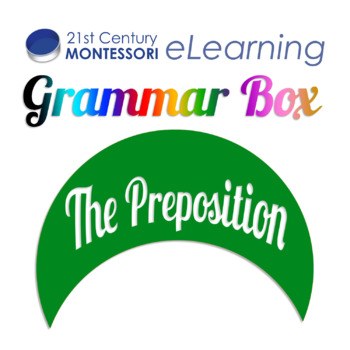 Preview of Distance Learning eLearning Montessori Grammar Box — The Verb