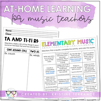 Preview of Distance Learning for Music Teachers