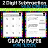 2 Digit Subtraction Without Regrouping/Graph Paper