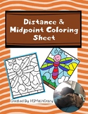 Distance & Midpoint Coloring Sheet