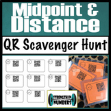 Distance & Midpoint QR Code Scavenger Hunt/Task Cards