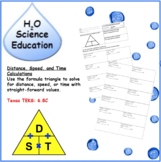 Distance, Speed, and Time Calculations (Google Sheets: Simple)