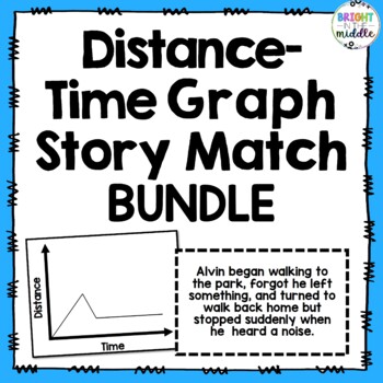 Preview of Distance-Time Graph Story Match Bundle