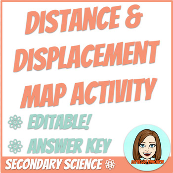 Preview of Distance and Displacement Map Practice Activity
