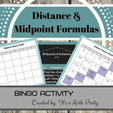 Distance and Midpoint Formula Activity - BINGO!