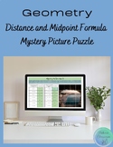 Distance and Midpoint Formula Mystery Picture Puzzle