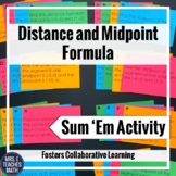 Distance and Midpoint Formula Activity