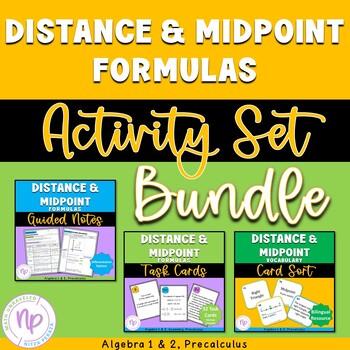 Preview of Distance and Midpoint Formulas | BUNDLE
