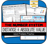Distance between Two Rational Numbers & Absolute Value WORD PROBLEMS