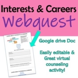 Distance learning WebQuest: Interests & Careers