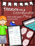 Distance on a Coordinate Plane Matching and Assessment