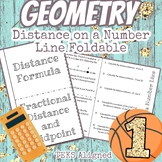 Distance on a Number Line Foldable