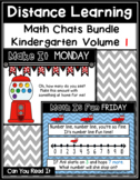 Distance or Classroom Learning Kindergarten Math Chats Bun