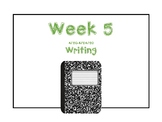 Distant Learning 1st Grade Writing "Week 5"