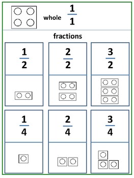 distant learning lego fractions worksheets 1grade by wonderworks learning