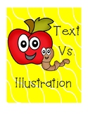 Distinguishing Information in Illustrations and Text