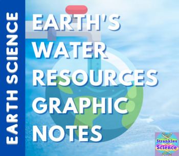 Preview of Distribution of Water Graphic Notes! Exploring the Hydrosphere